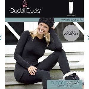 Cuddl duds legging size XS, black